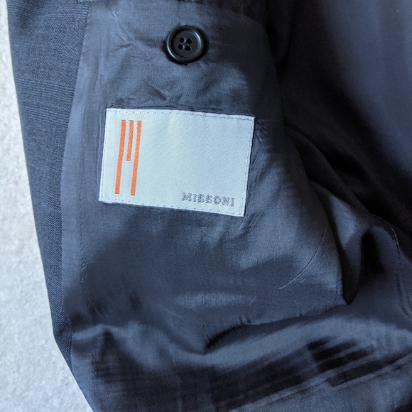 Missoni navy blue wool blazer Size 42L - Picture 8 of 9